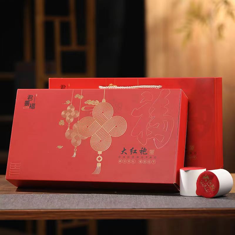 君景福正宗武夷大红袍岩茶高端礼盒装乌龙茶浓香型茶叶节日送礼