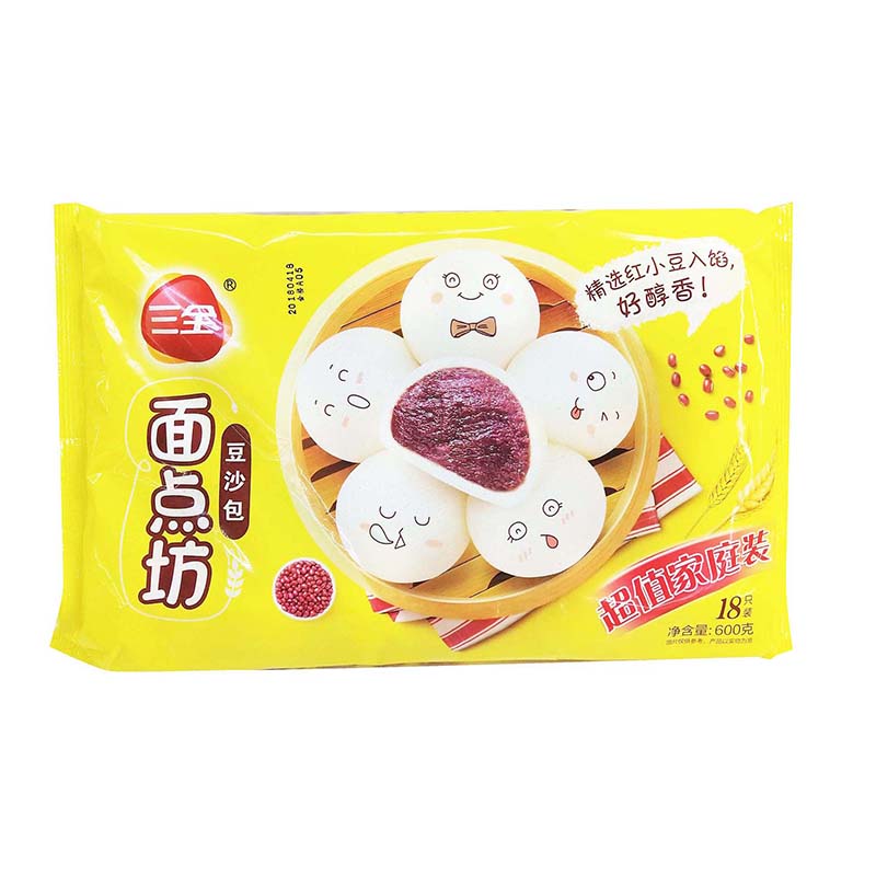 三全豆沙包 600g