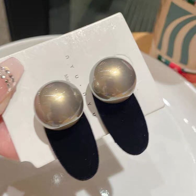 高级感立体款椭圆鸭嘴夹甜美可爱小发夹刘海夹精致侧边夹发卡发饰