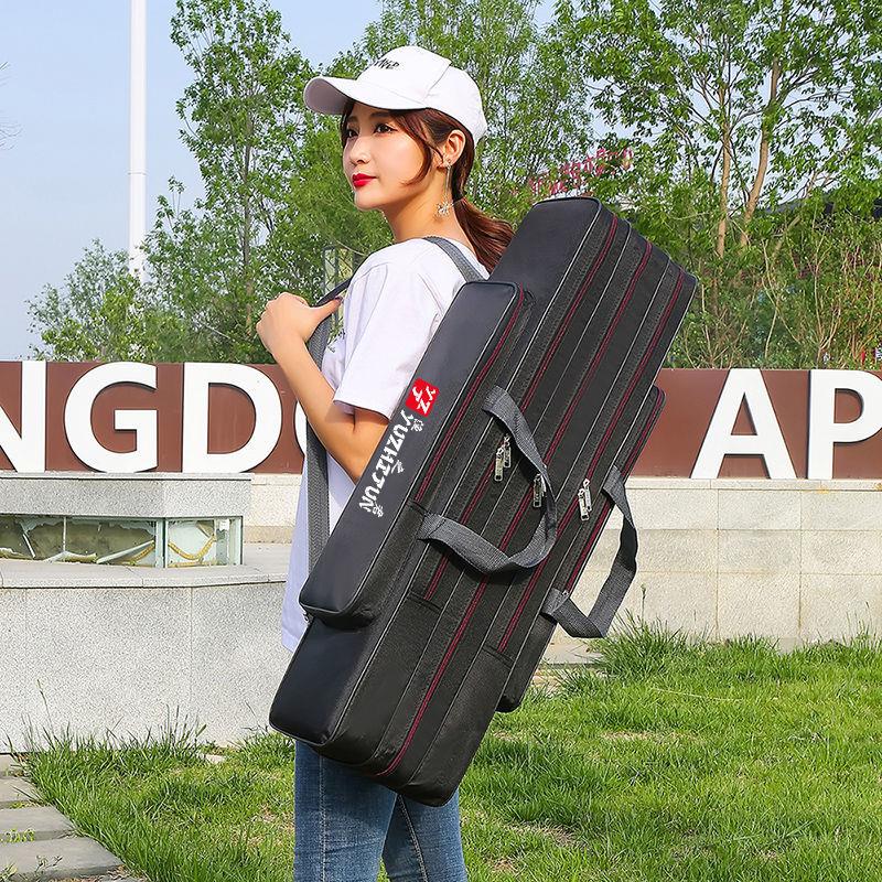 鱼竿包渔具包大肚包海竿包路亚大容量渔杆包垂钓双肩背包渔具用品