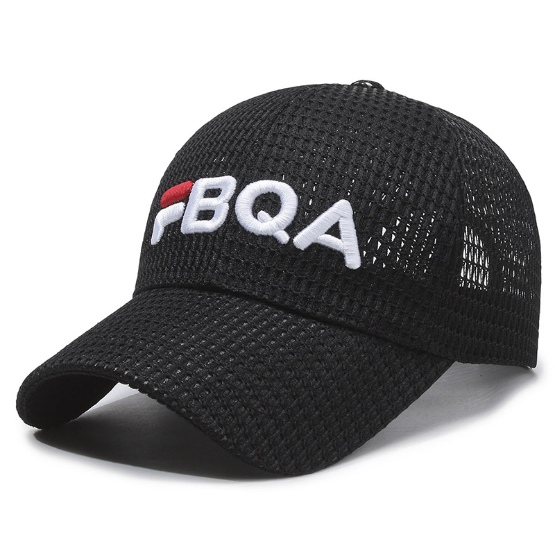 夏季新款网纱棒球帽男女同款遮阳帽防晒帽透气网眼太阳帽鸭舌帽