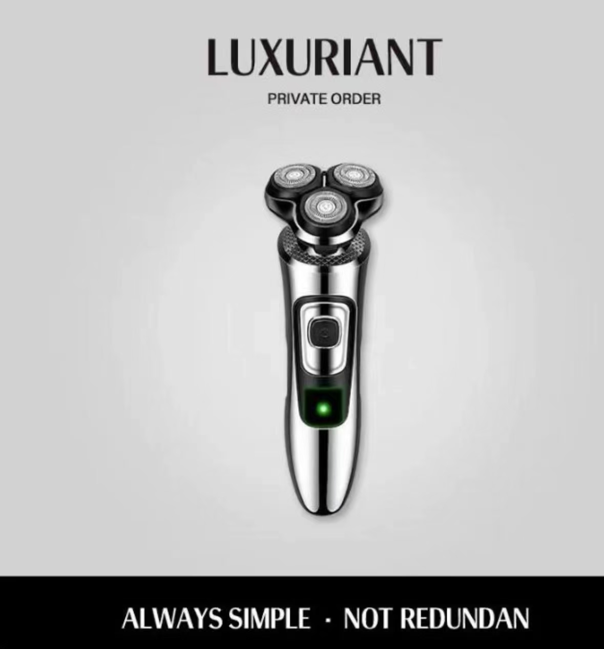 飞步刮胡剃须刀便携充电式原装三头