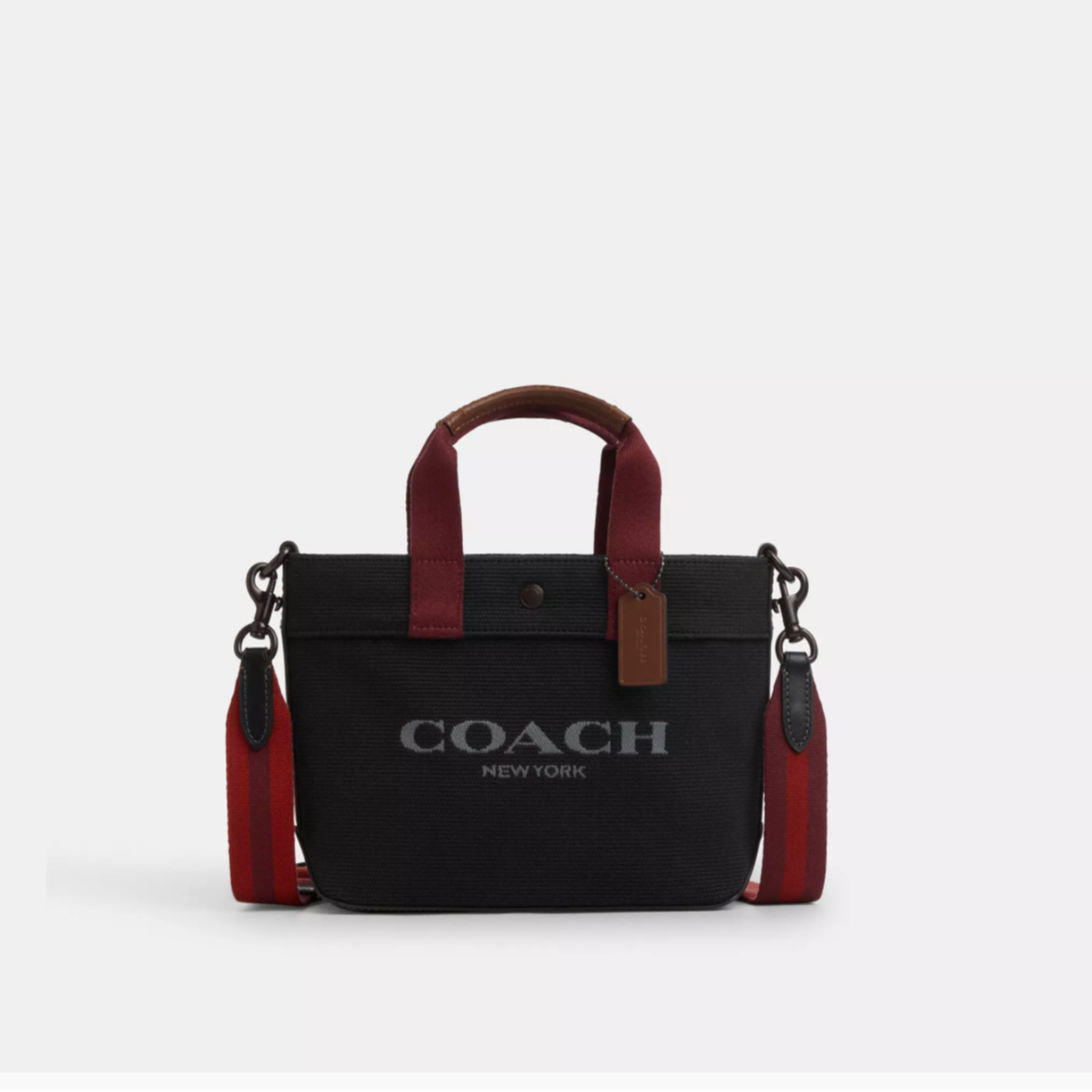 COACH NEW YORK/蔻驰拼色托特包单肩斜挎包手提包斜挎包女