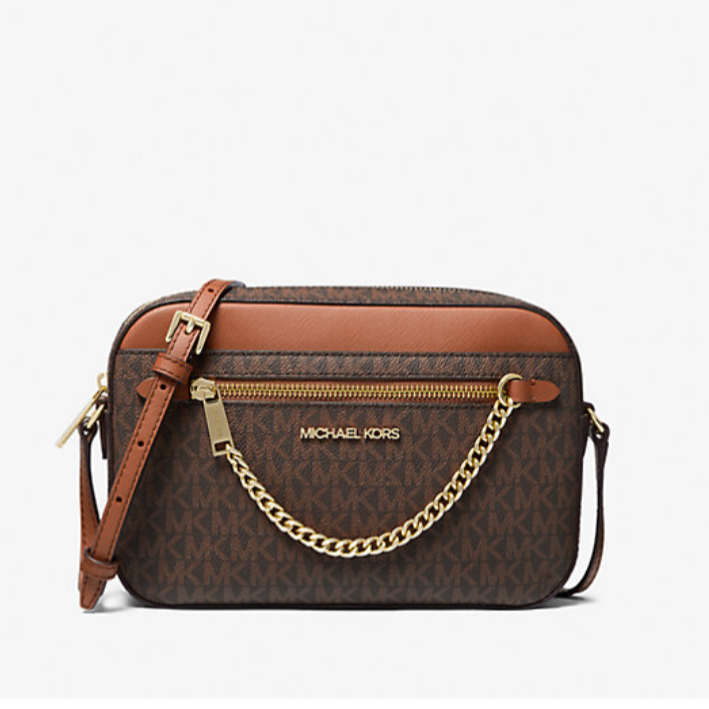 MICHAEL KORS/迈克高仕预售Jet Set系列棕色单肩斜挎包