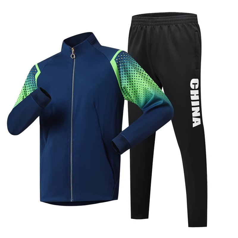 乒乓球服套装秋冬款男女运动服外套长袖长裤休闲跑步健身羽毛球服