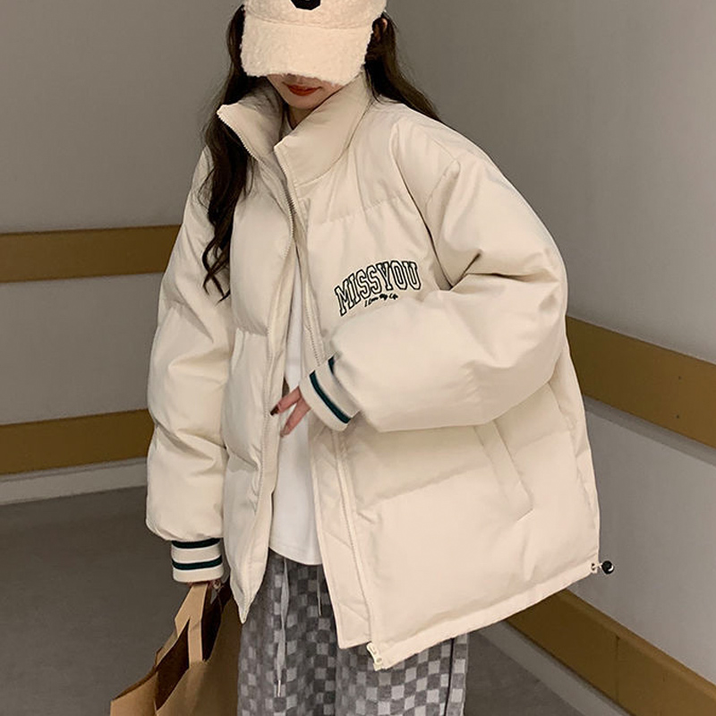 短款棉服女冬季2023新款加厚外套女秋冬棒球服棉衣女设计感小众