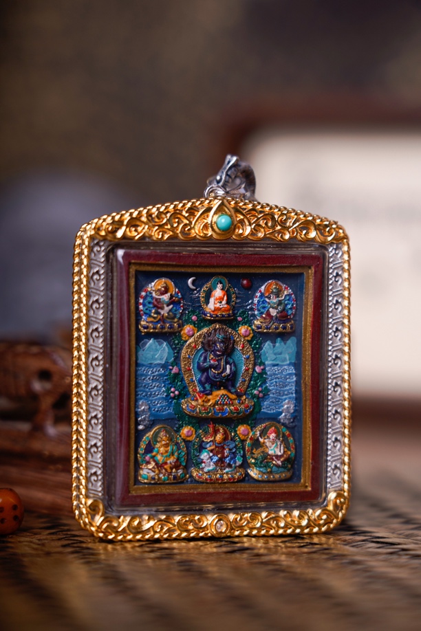 坠链均925银树脂 【金玉满堂】黑财总集 手工制作 擦擦项链