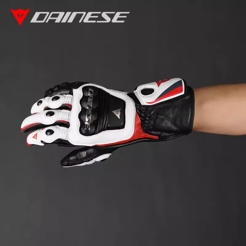 丹尼斯手套Steel pro摩托钛合金赛道竞技防护骑行长短款皮手套