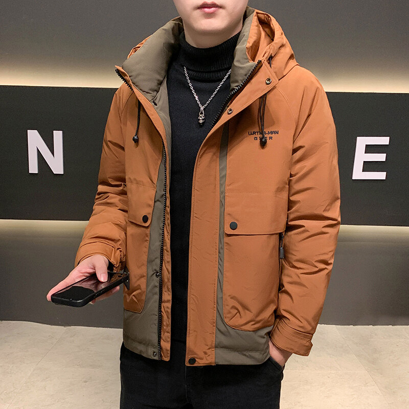 TUCANO/啄木鳥2024冬季新款男时尚帅气多口袋百搭加厚工装羽绒服
