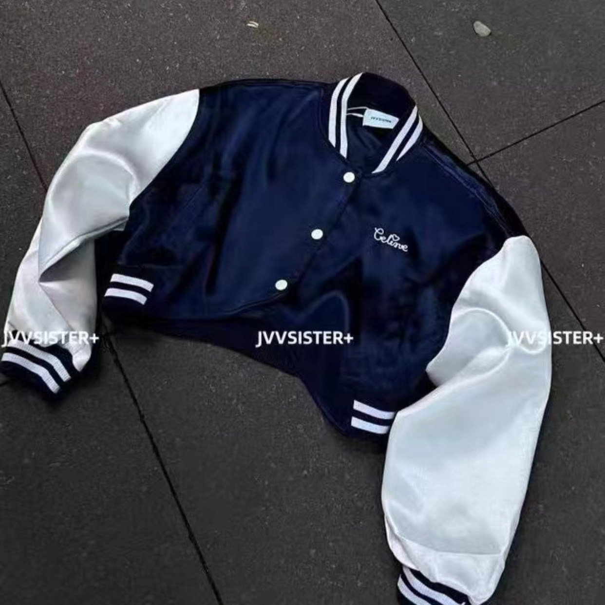 秋季新款韩版短款棒球服绸缎外套