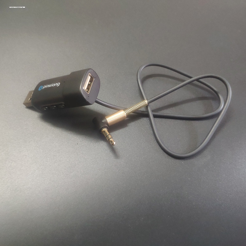 汽车载Aux in转接线MP3听歌连接线3.5mm音频线转USB母头U盘转音响