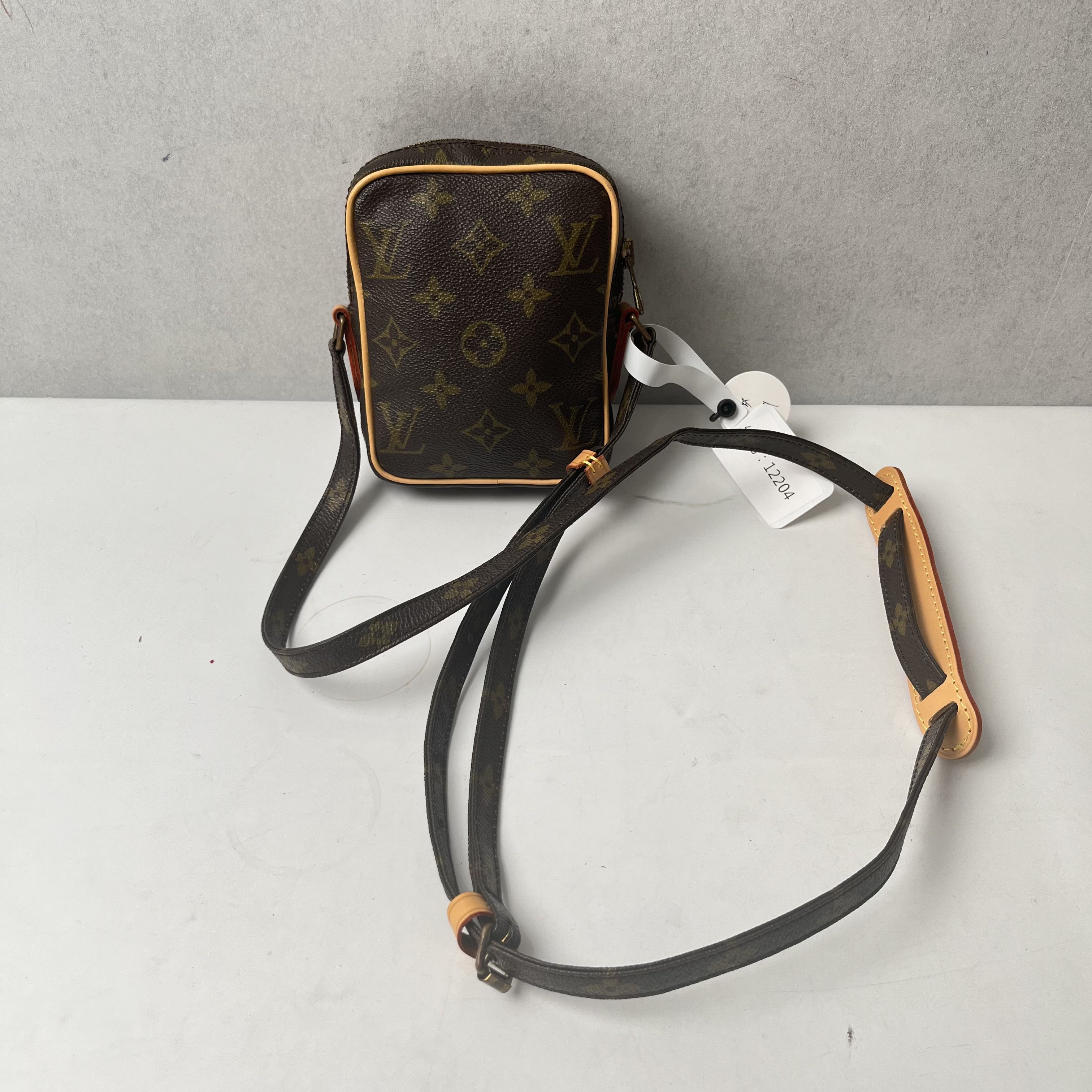 95新 LouisVuitton/路易威登 迷你相机包（全新植糅革）单肩包12204