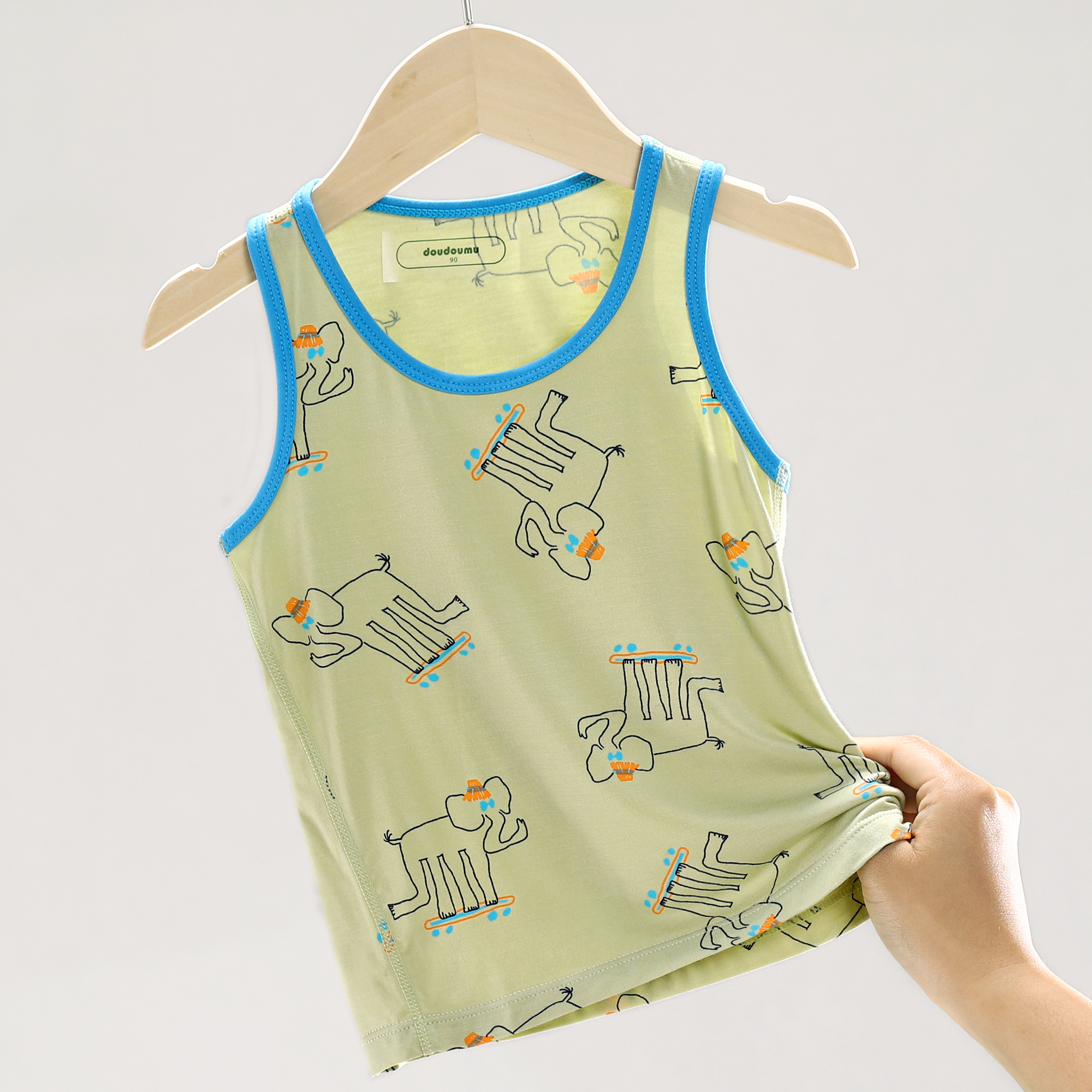 新品 KK23-KH1-1130 滑板运动竹纤维背心