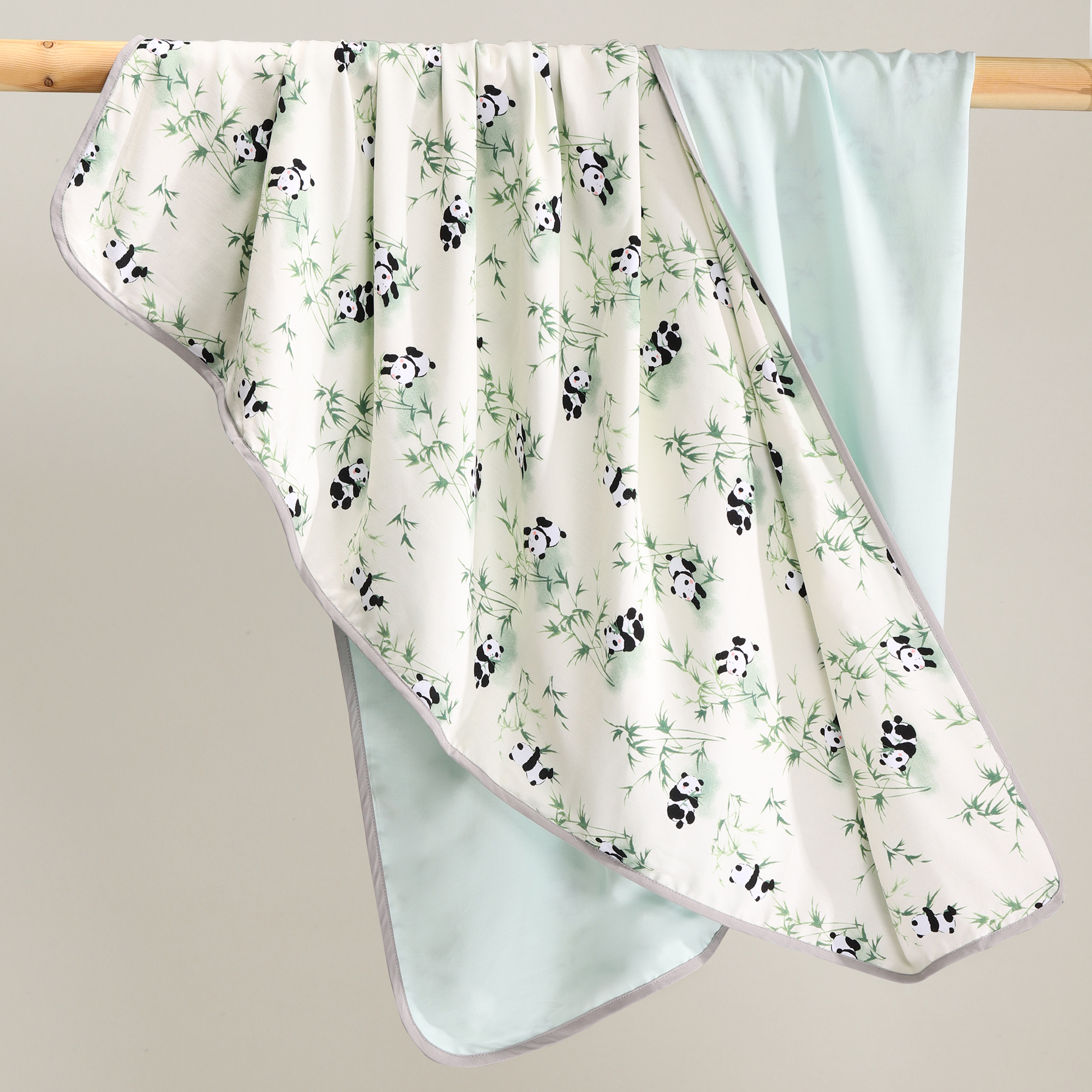 591393人造棉盖毯冷感薄盖被夏凉被空调被午睡毛巾被飞机航空沙发