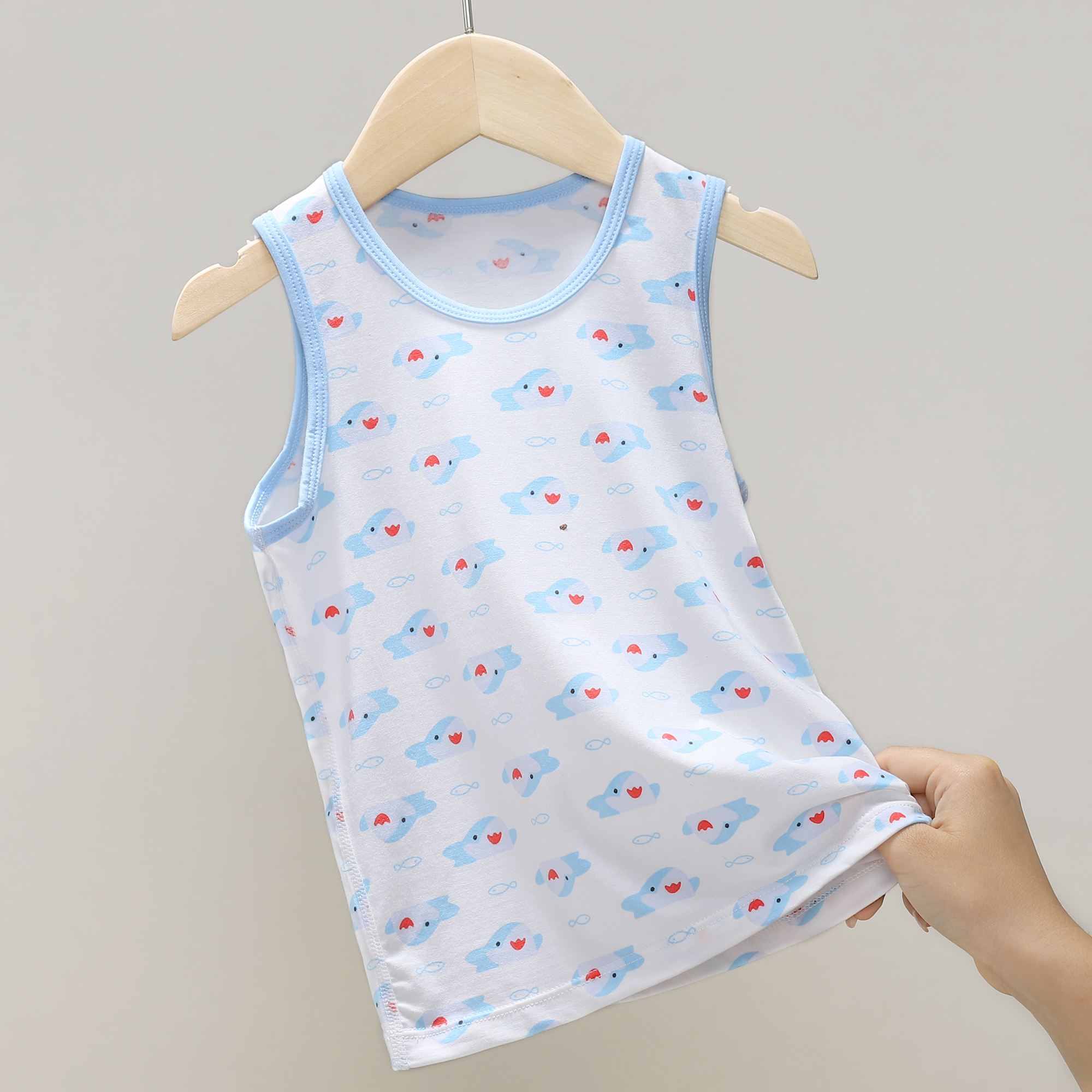 BDBB B223【莫棉背心】秋冬打底背心儿童贴身护肚宝宝婴儿内穿透气