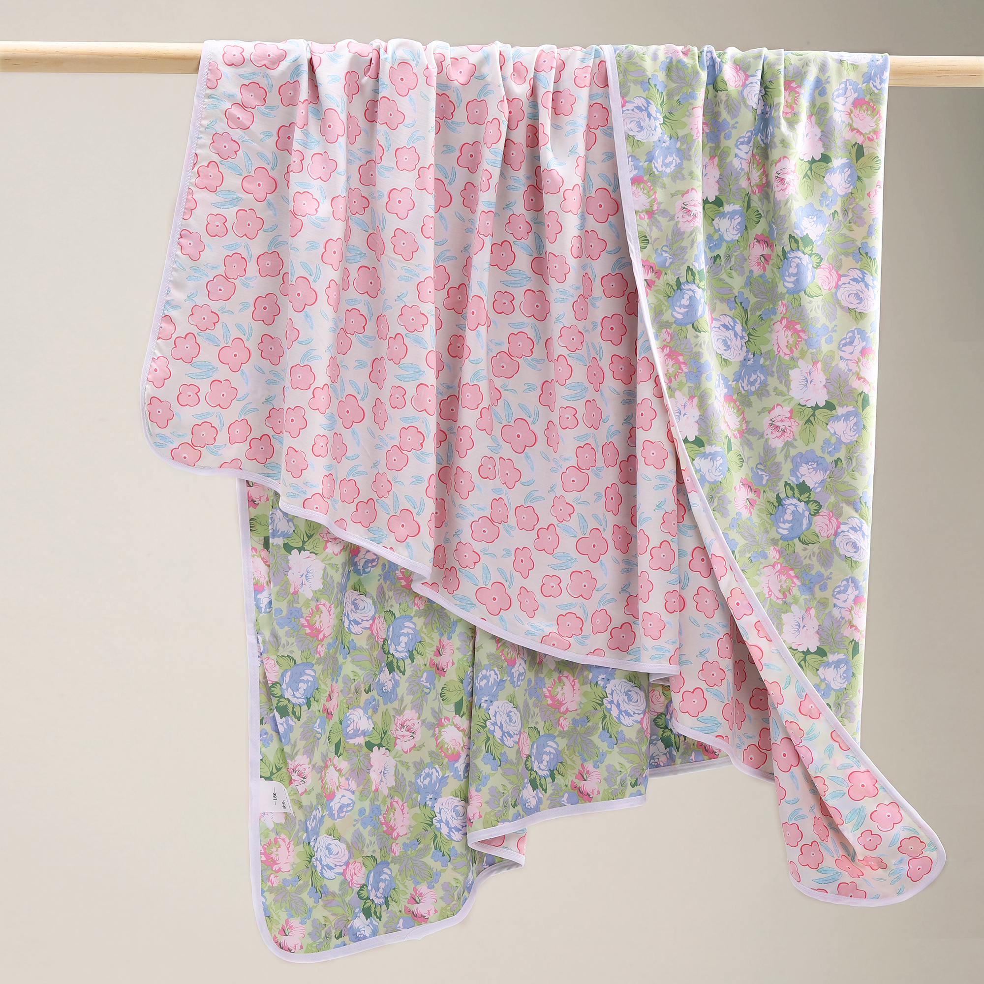 人造棉盖毯冷感薄盖被夏凉被加大空调被午睡毛巾被飞机航空782513