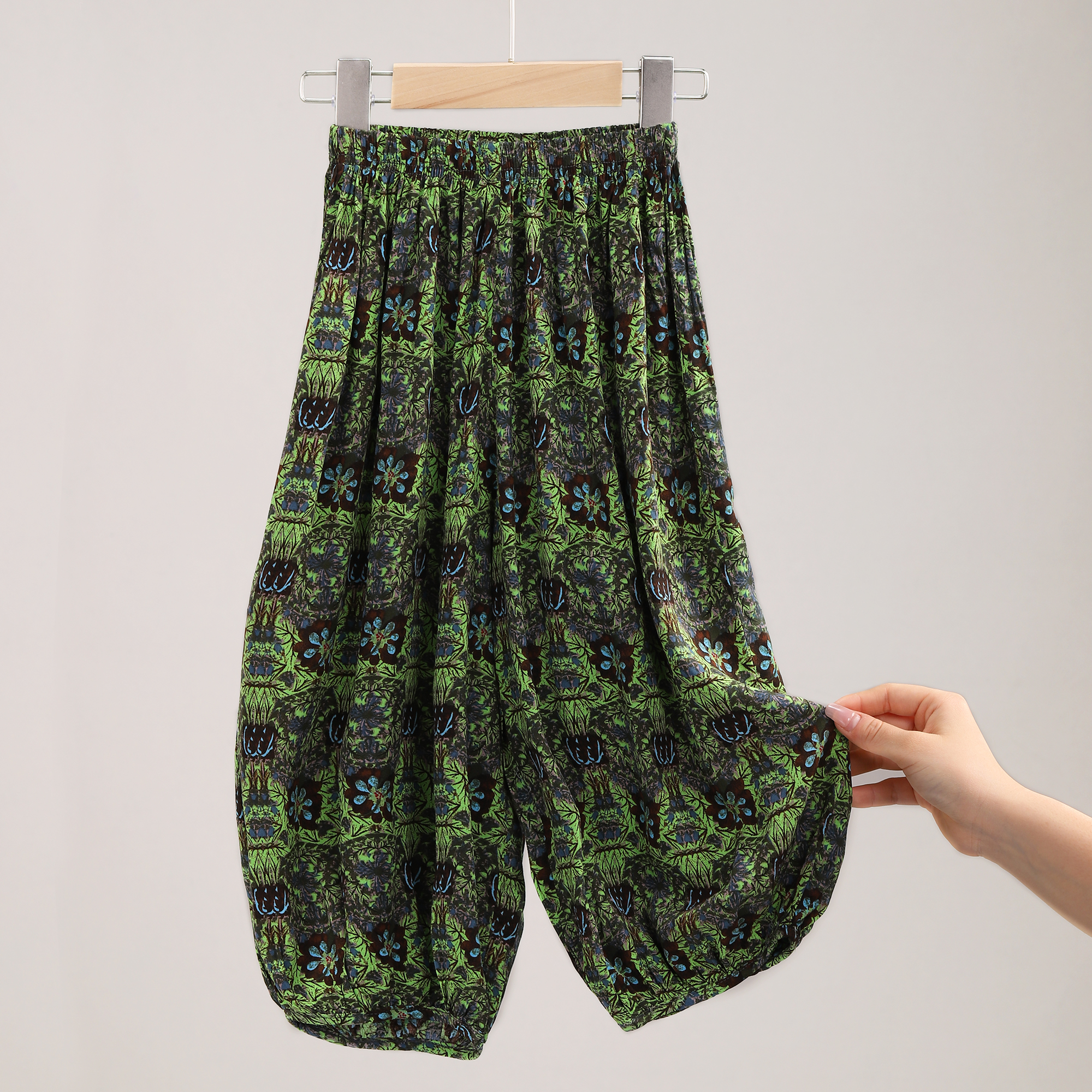  儿童防蚊裤夏季薄款男童裤子外穿女童宝宝阔腿裤大童运动裤 2820