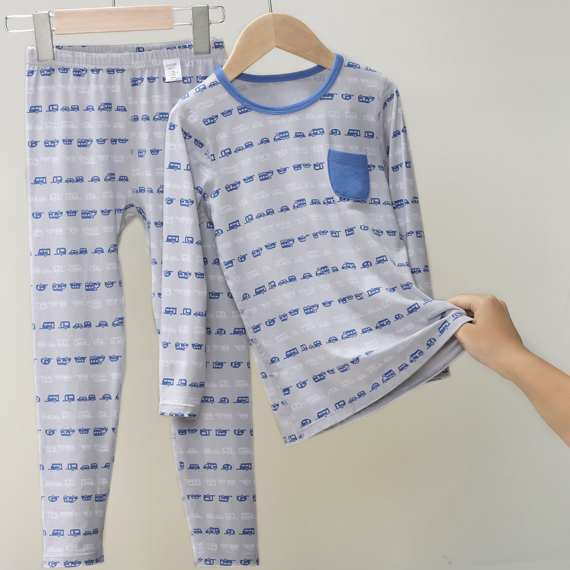 5526男童秋衣秋裤儿童春秋装新款宝宝内穿打底家居服男孩内衣套装