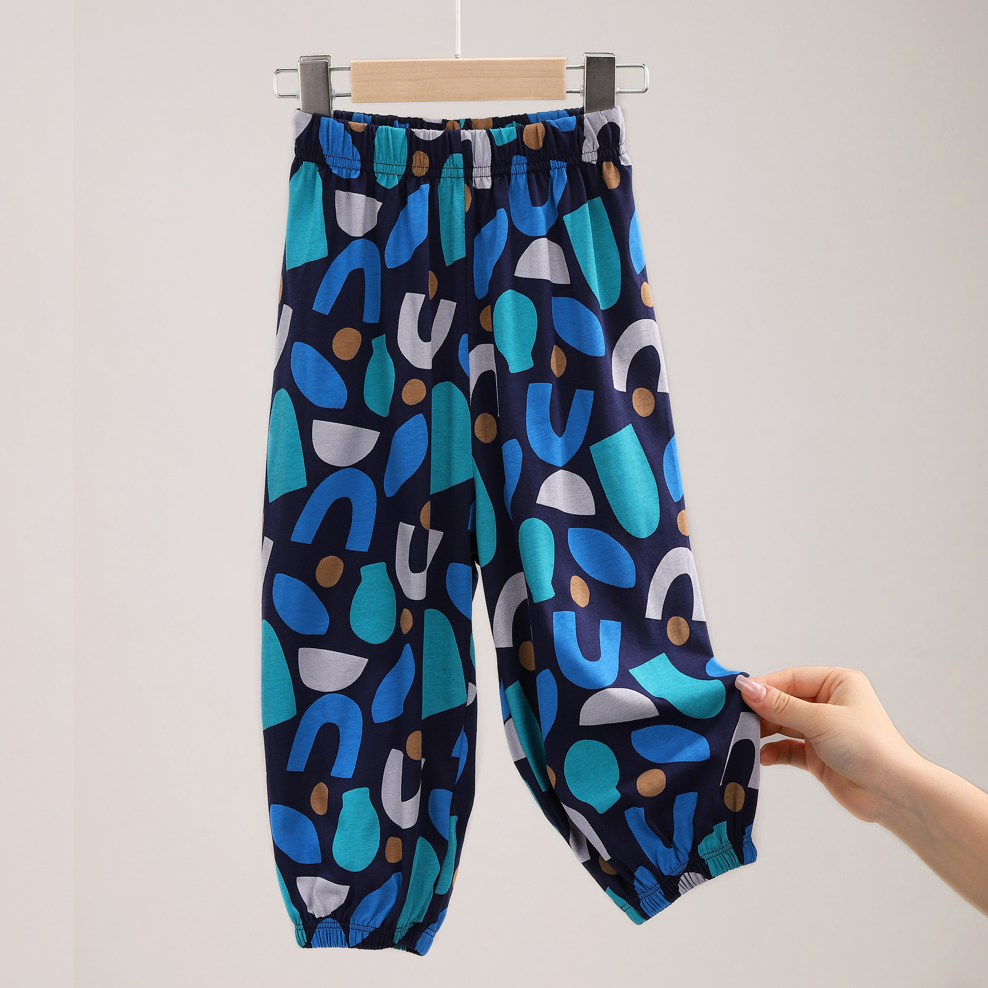 儿童防蚊裤夏季薄款男童裤子春装外穿女童宝宝大童运动裤 2142