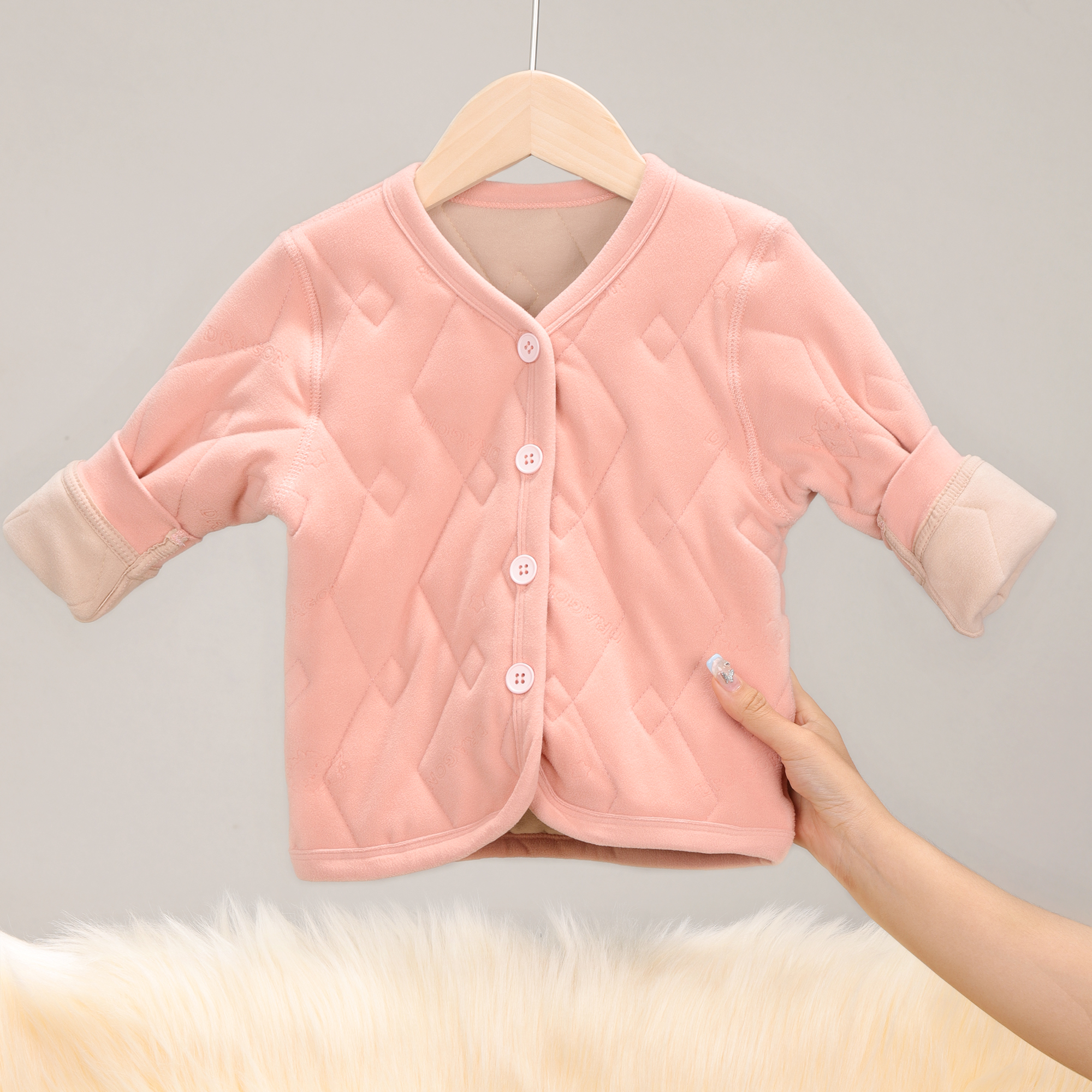 3642 儿童棉衣春秋加厚保暖女童宝宝外穿男童校服神器棉袄