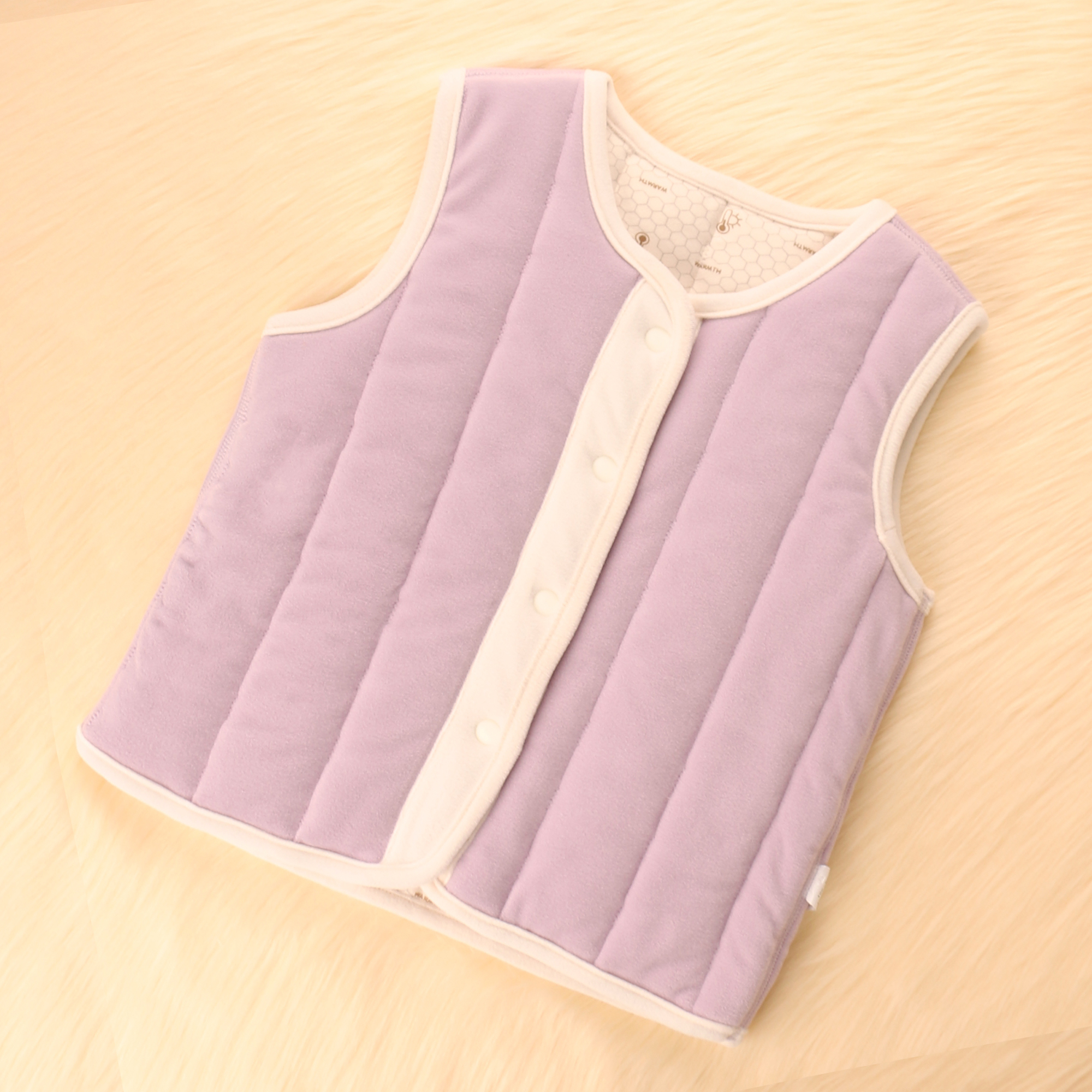 2291 儿童三层马甲加厚男宝女宝女童马夹内穿保暖宝宝秋冬季贴身