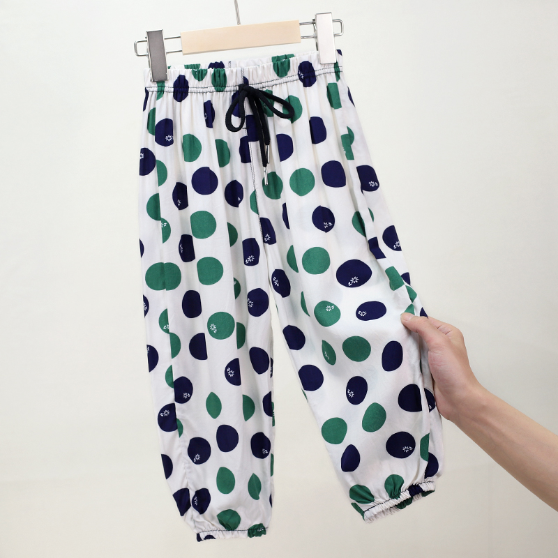 新品 DDM-Q 531393 夏季宝宝儿童空调裤人造棉防蚊裤裤子长裤薄款