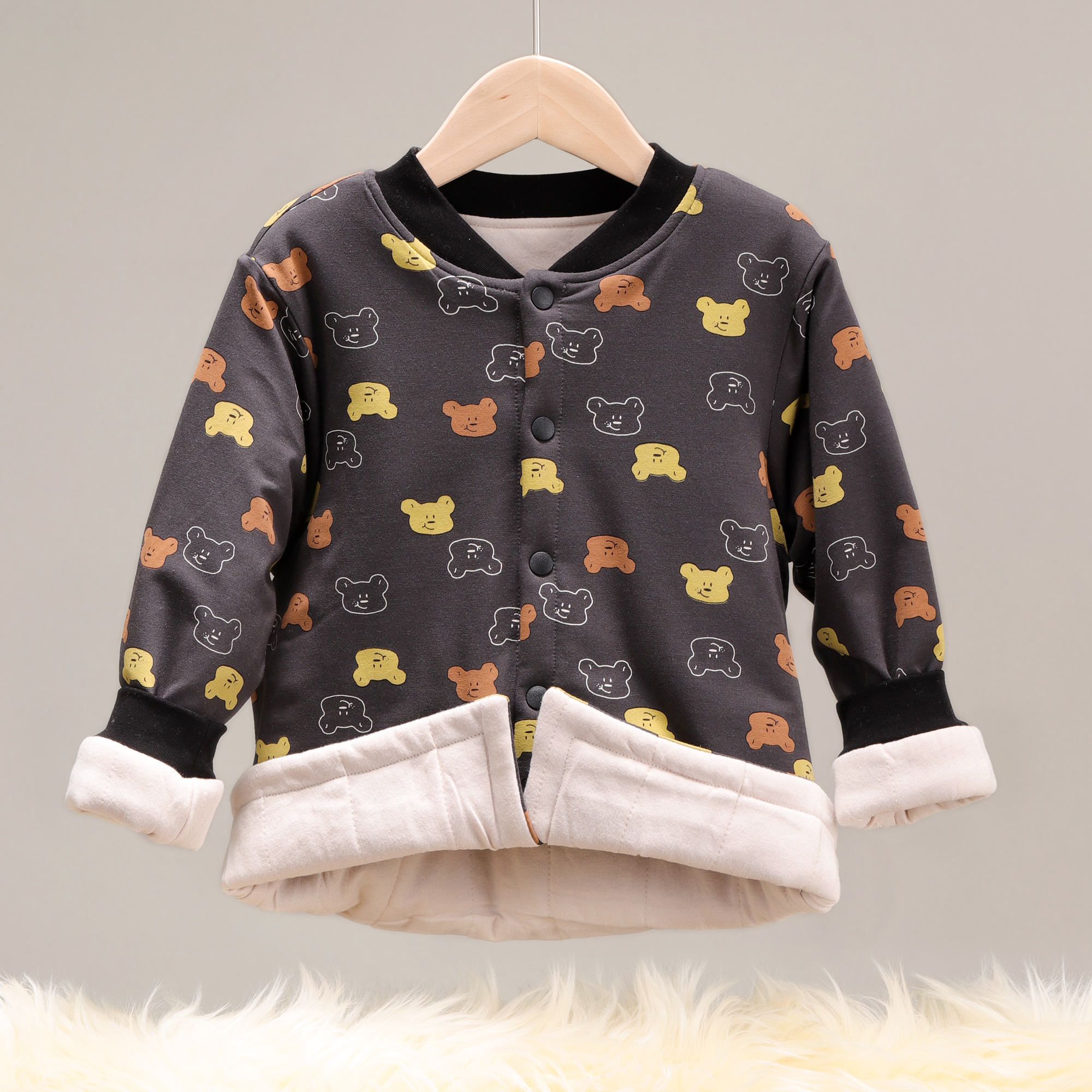 新品 7066 莫棉棉衣小棉袄儿童女童男童宝宝加厚保暖秋冬冬款