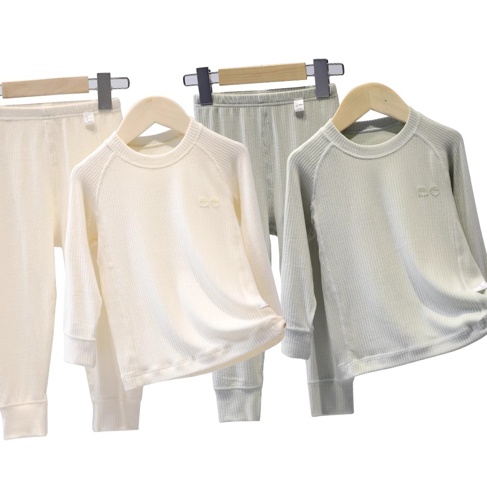 儿童保暖内衣套装秋衣裤睡衣女男孩家居服长袖内穿打底衫 22302 