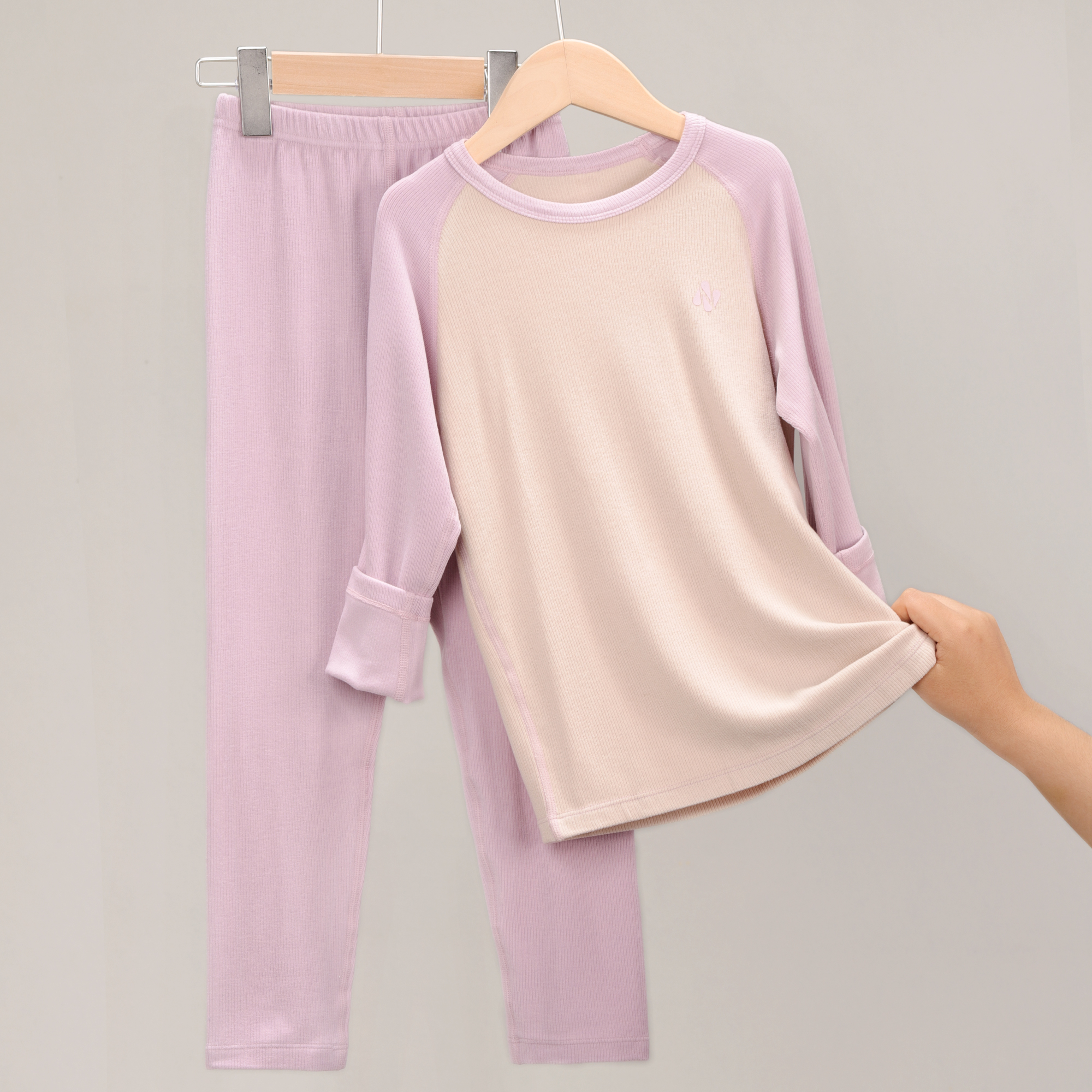 男童德绒秋衣秋裤套装儿童保暖内衣家居服女童中大童睡衣 124314