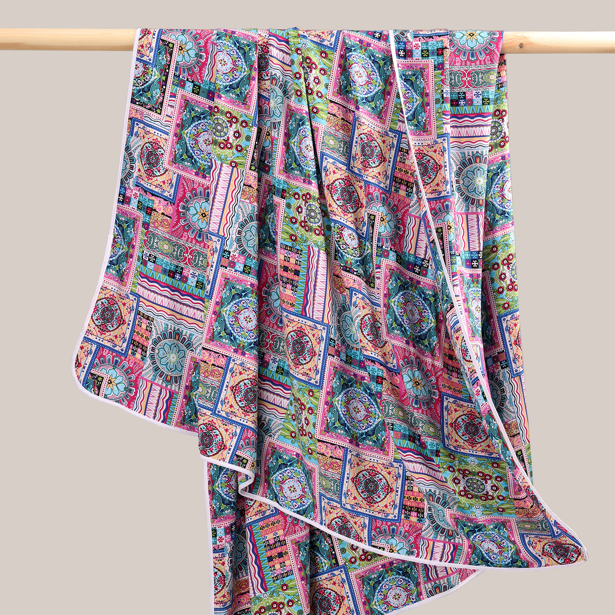 591393人造棉盖毯冷感薄盖被夏凉被空调被午睡毛巾被飞机航空沙发