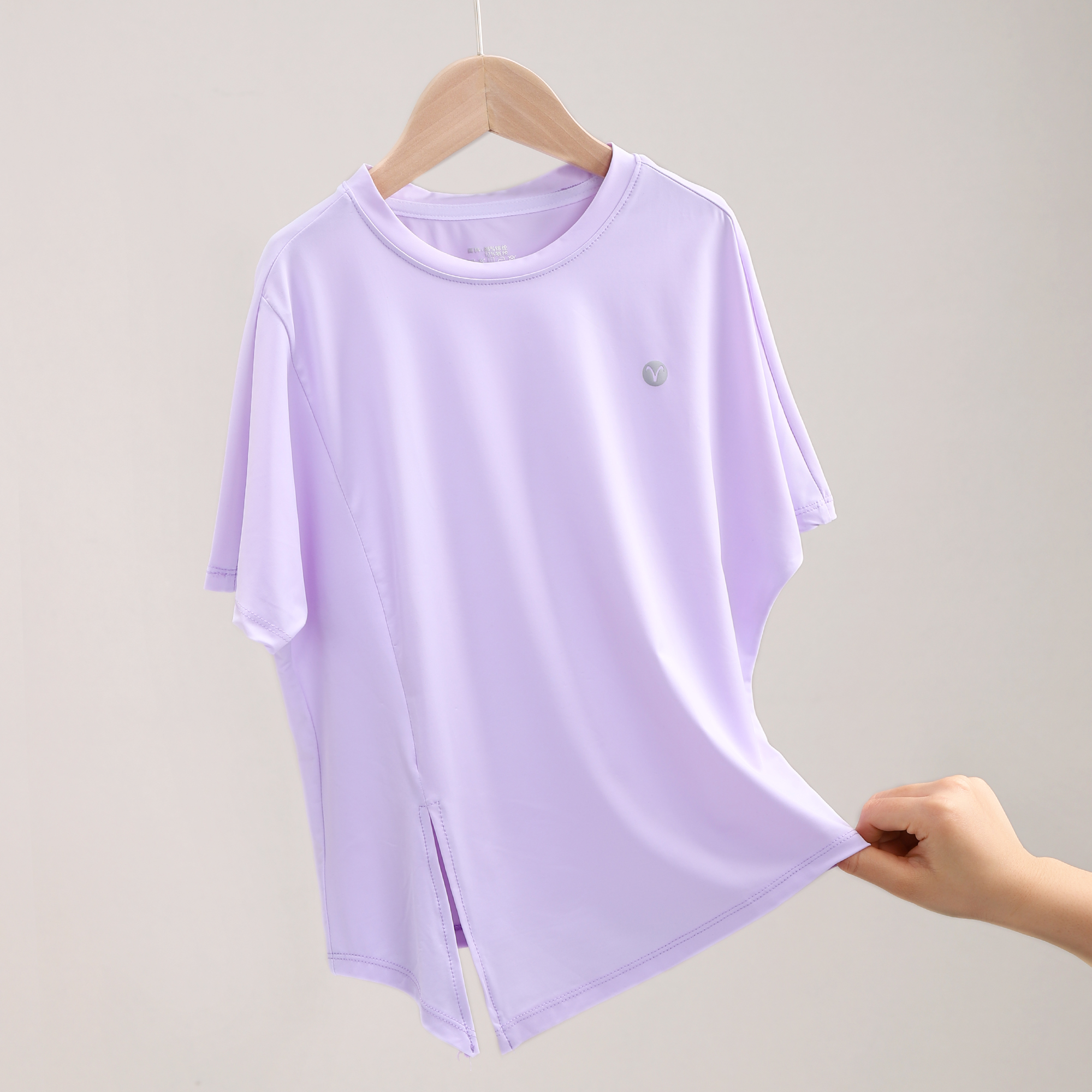 124109 小凉风炫彩T恤运动中大童透气半袖薄款宽松速干跑步服夏季