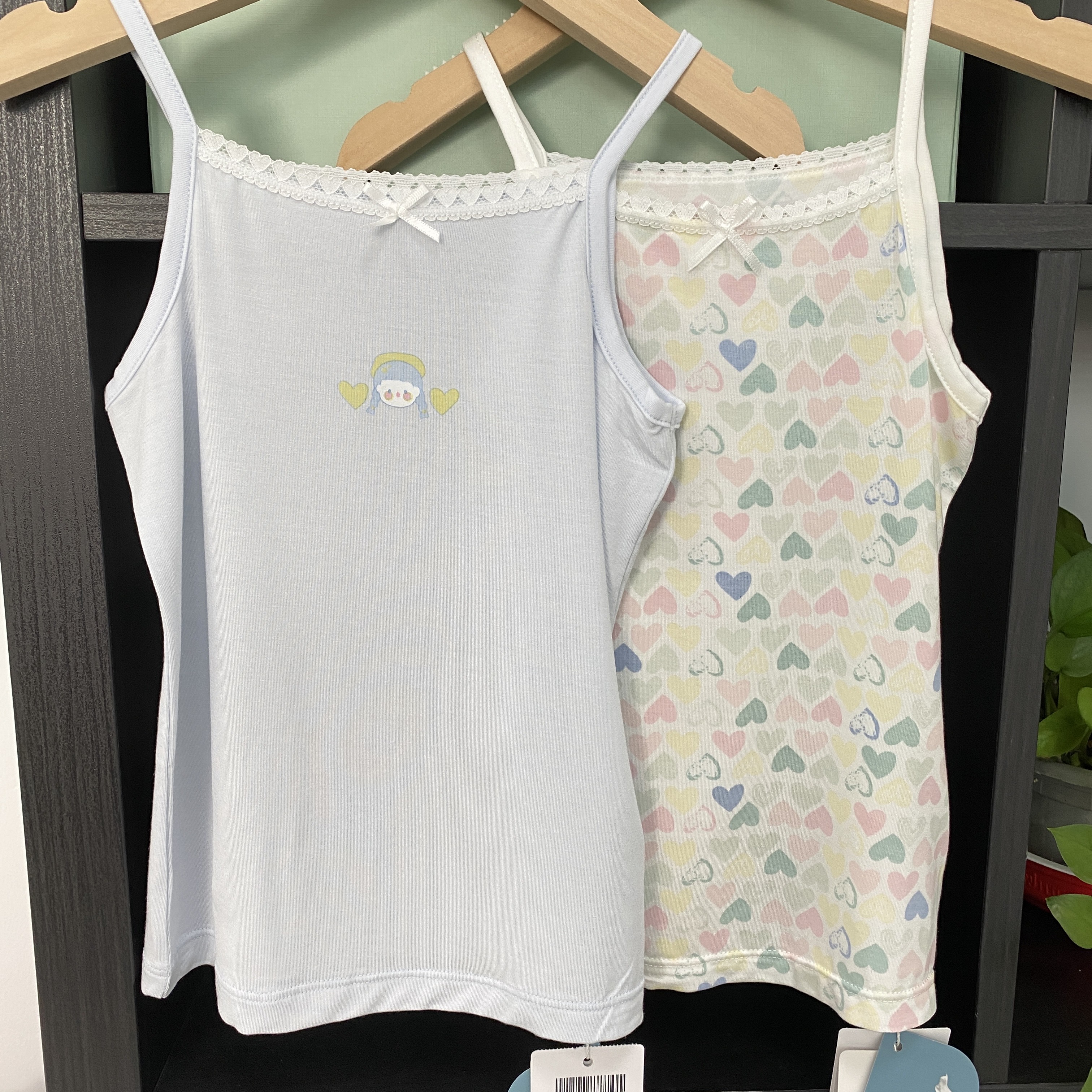 B 4053女童背心夏季薄款宝宝内穿吊带贴身打底莫代尔透气2023冰丝