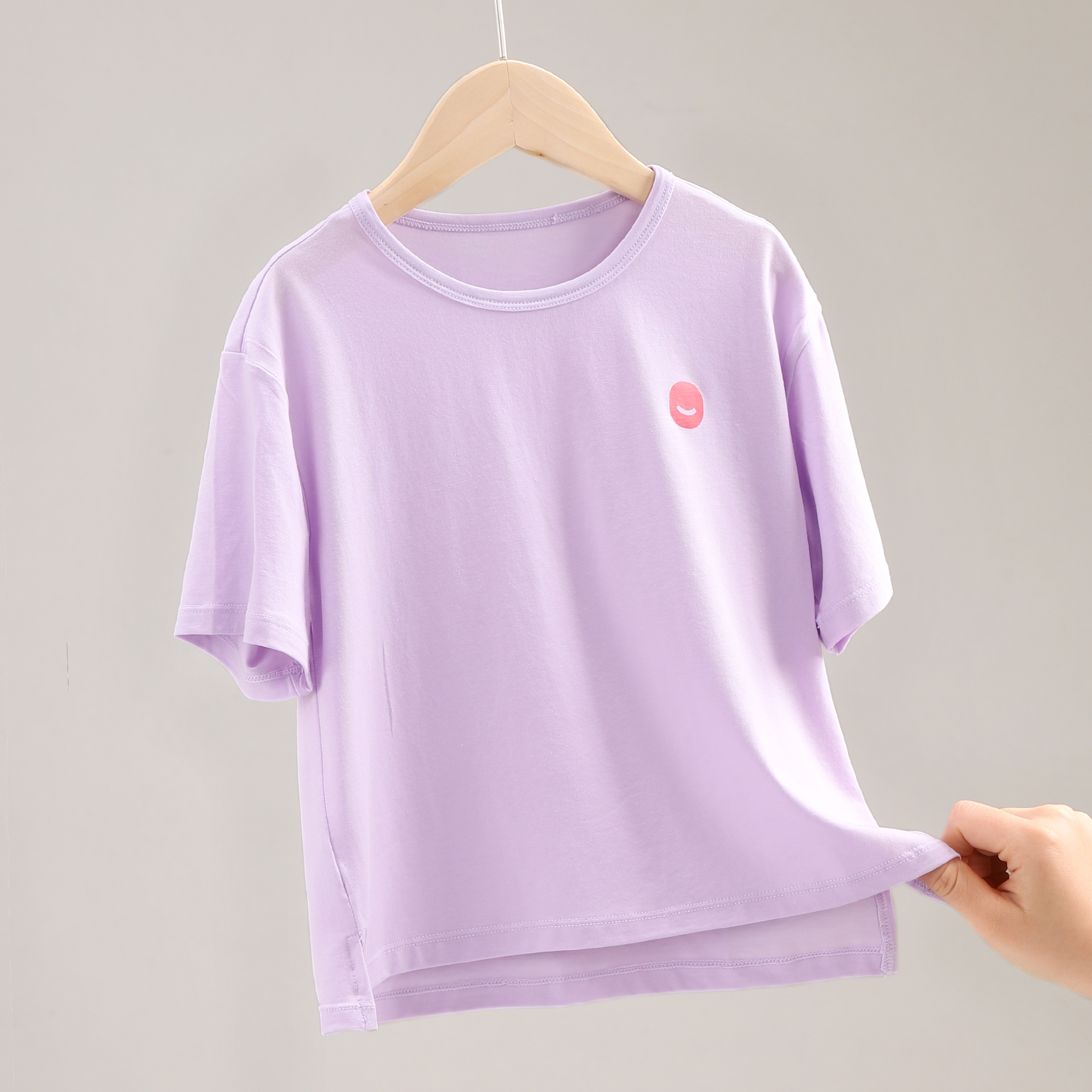 儿童短袖t恤男孩夏季衣服女童上衣冰丝薄款宝宝大童夏装 w004a