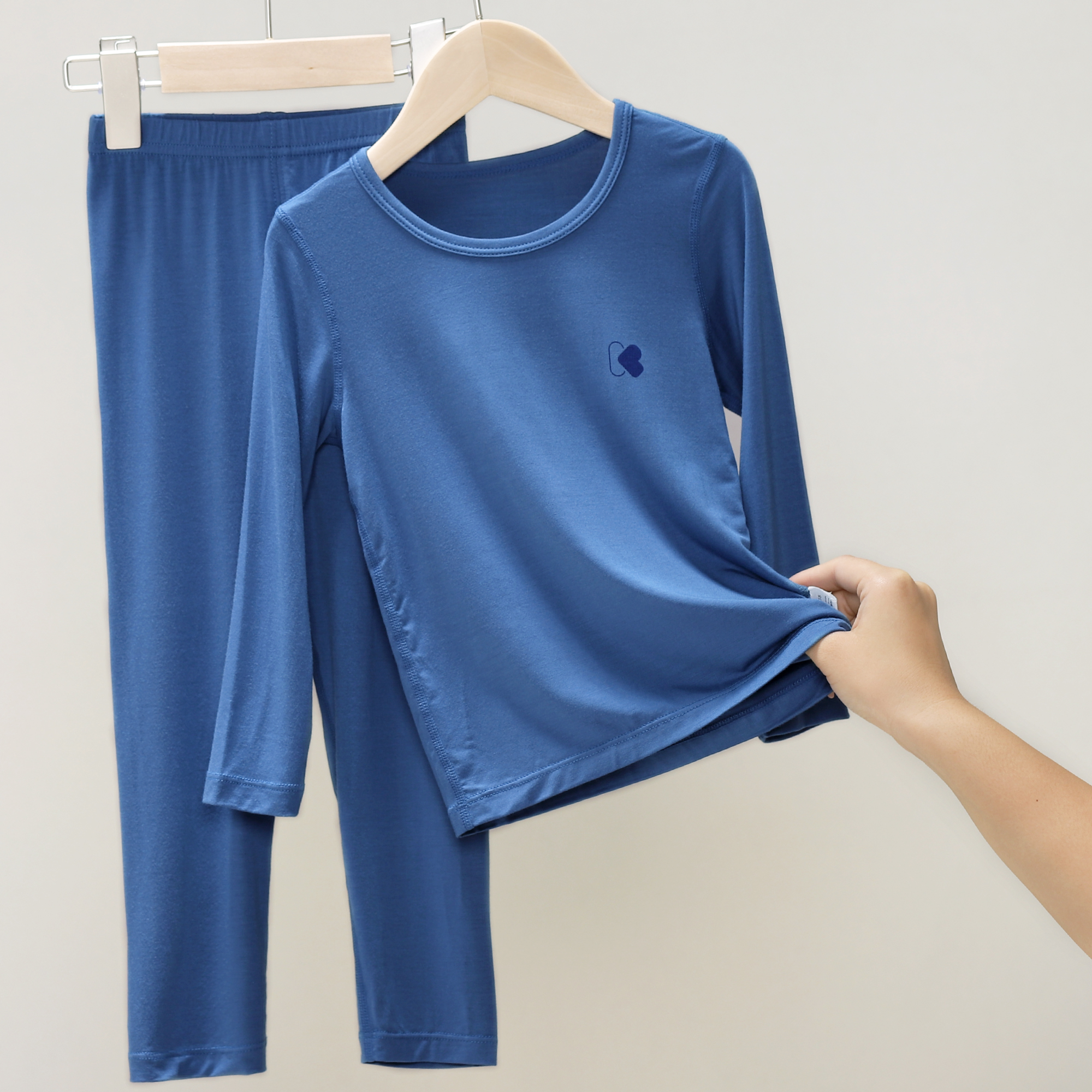 儿童款睡衣植物纤维奶颜套装长袖圆领 2038/2040/2029/2034/2033 