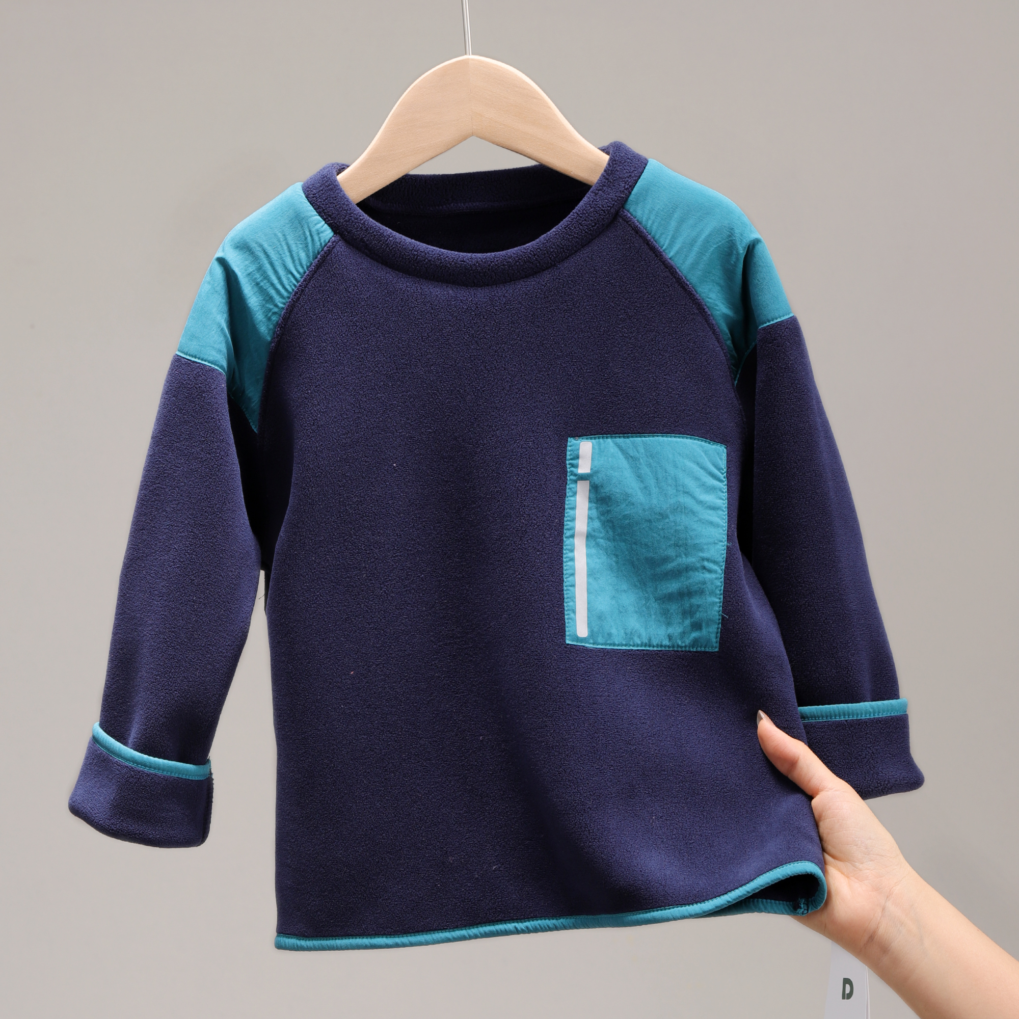 儿童卫衣春秋款男童加绒上衣中大童保暖秋装女童长袖 3038/3039