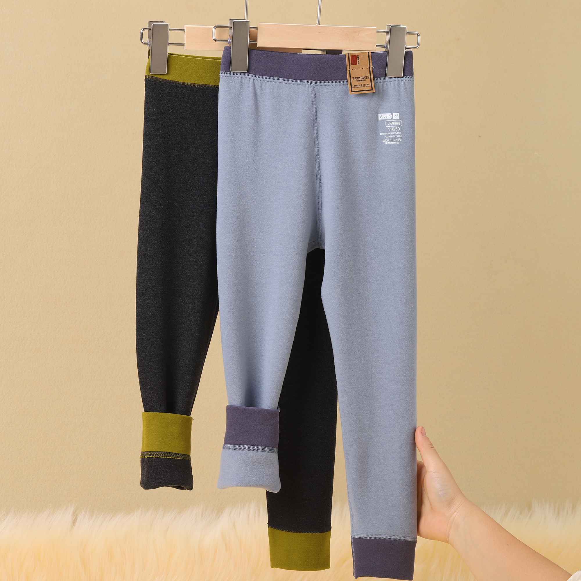 高品质儿童单层春秋裤单件校服神裤保暖裤男童女孩3-6-12岁中大童