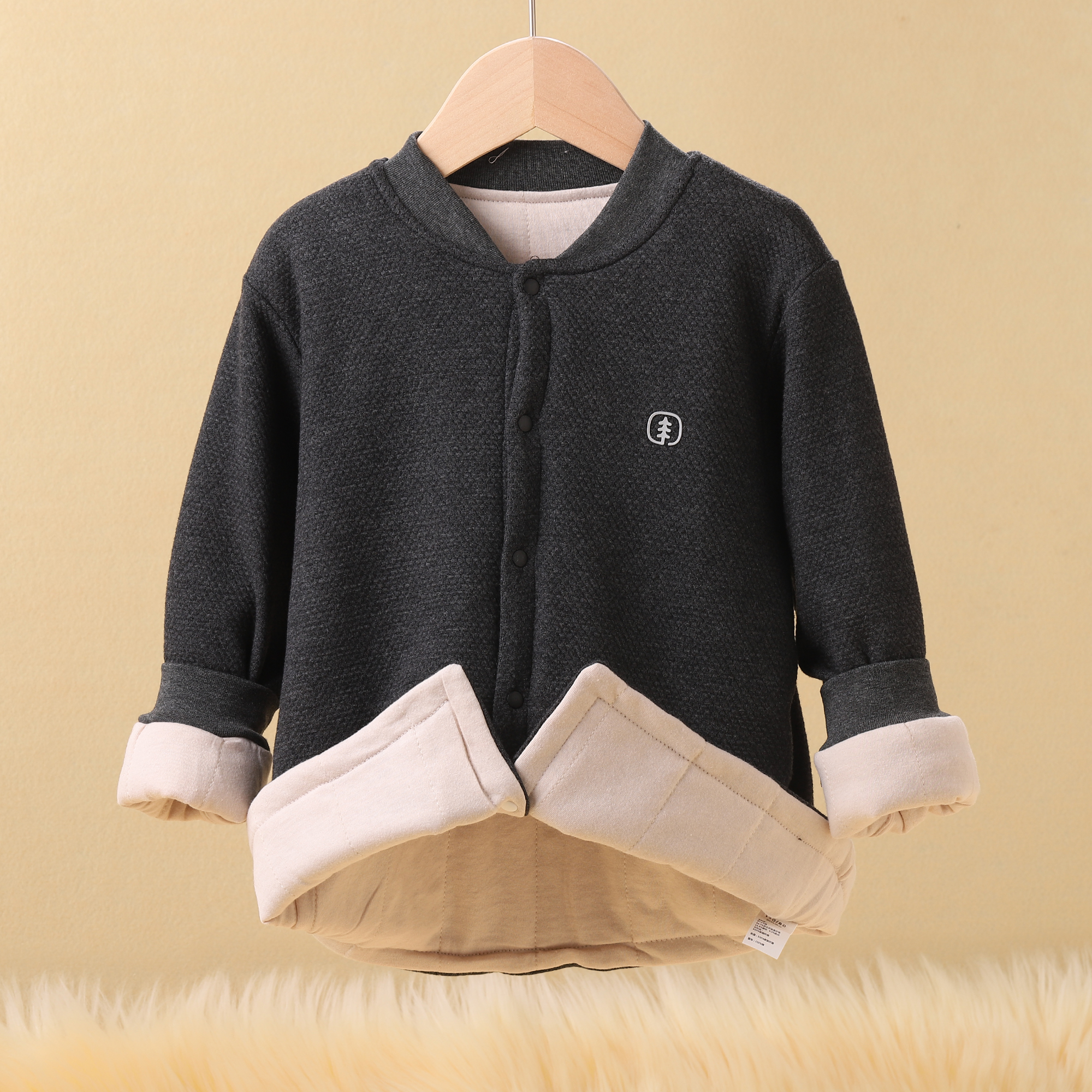 儿童棉服男女童校服神器宝宝棉衣加厚冬季外套百搭棉袄 5668/5887