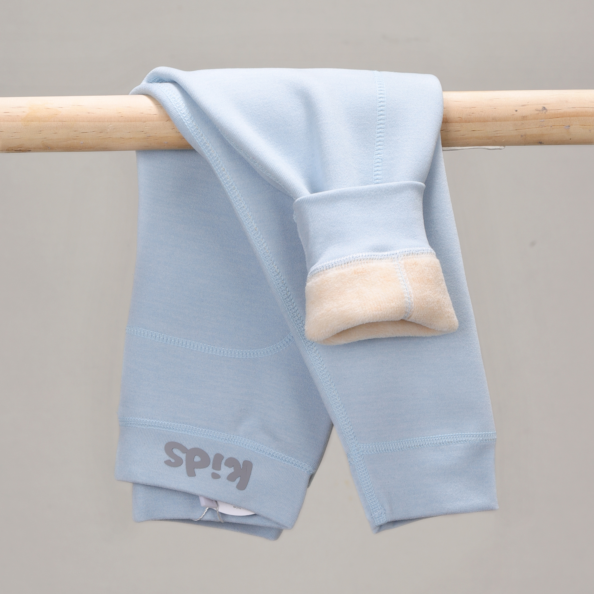 儿童保暖裤男童一体加绒秋裤女大童内穿羊毛蚕丝宝宝秋冬季 9738