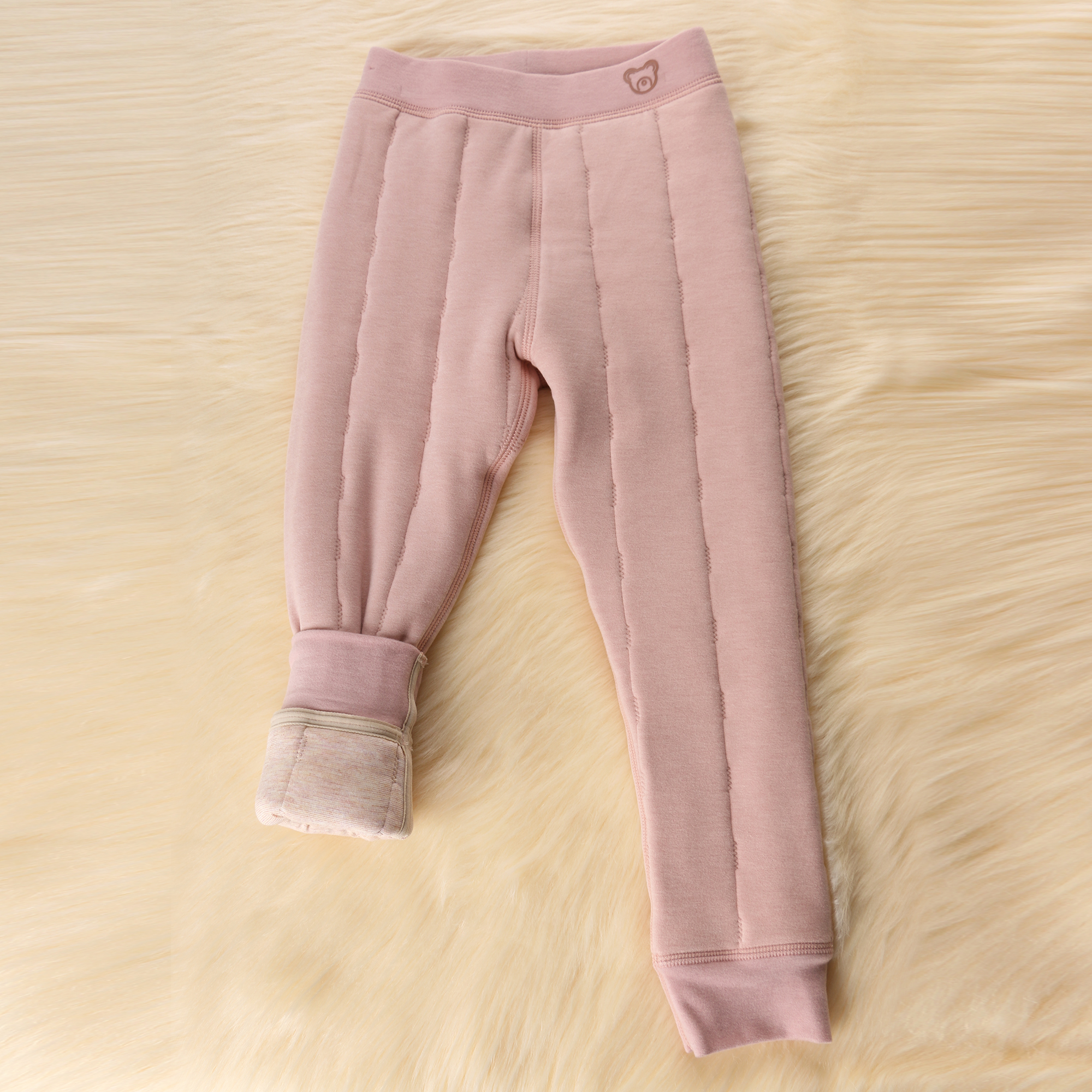 儿童保暖裤四层加厚男女童秋冬宝宝内穿棉裤线裤校服神裤 7432