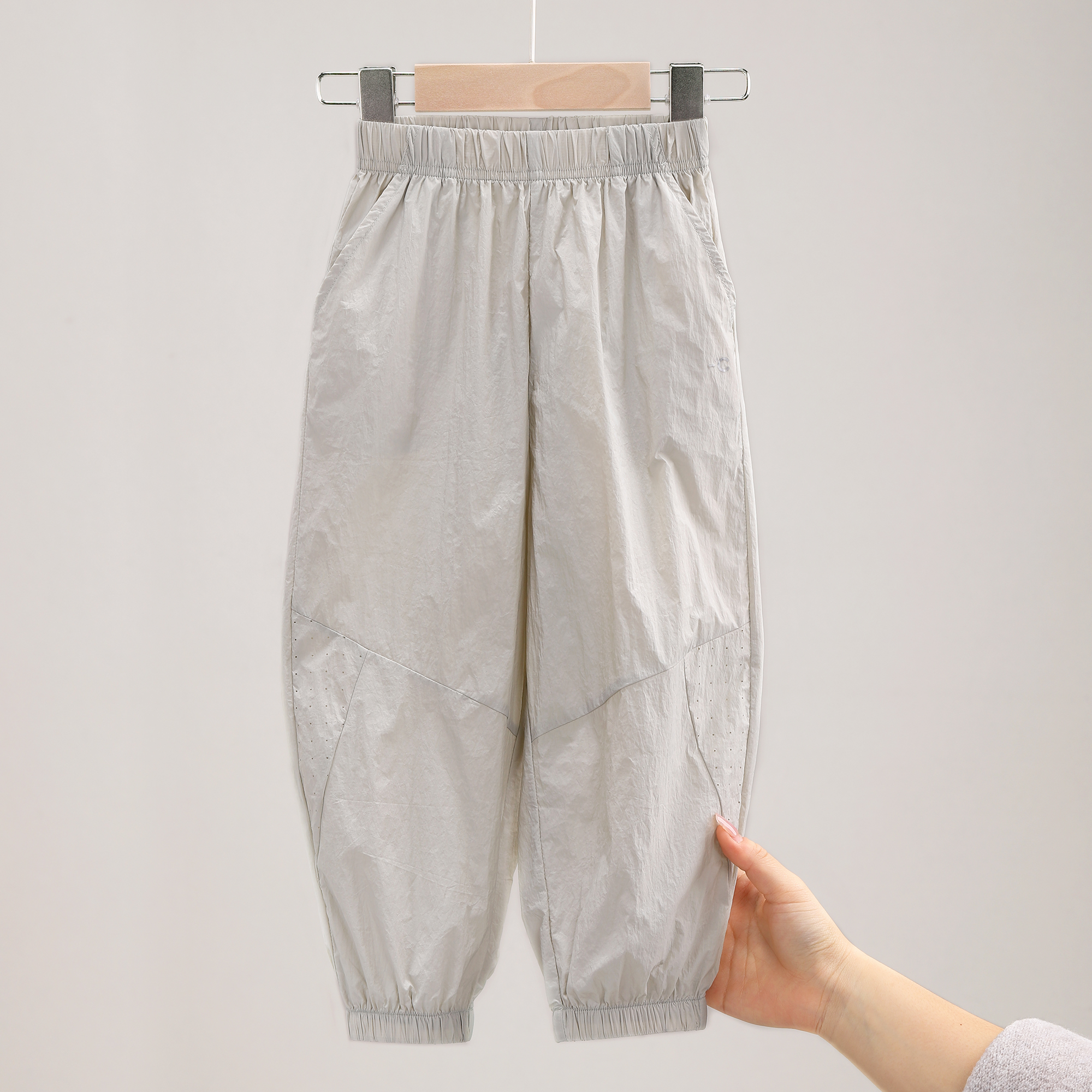 男童速干防蚊裤儿童夏季薄款裤子女大童透气梭织防晒运动裤 2229