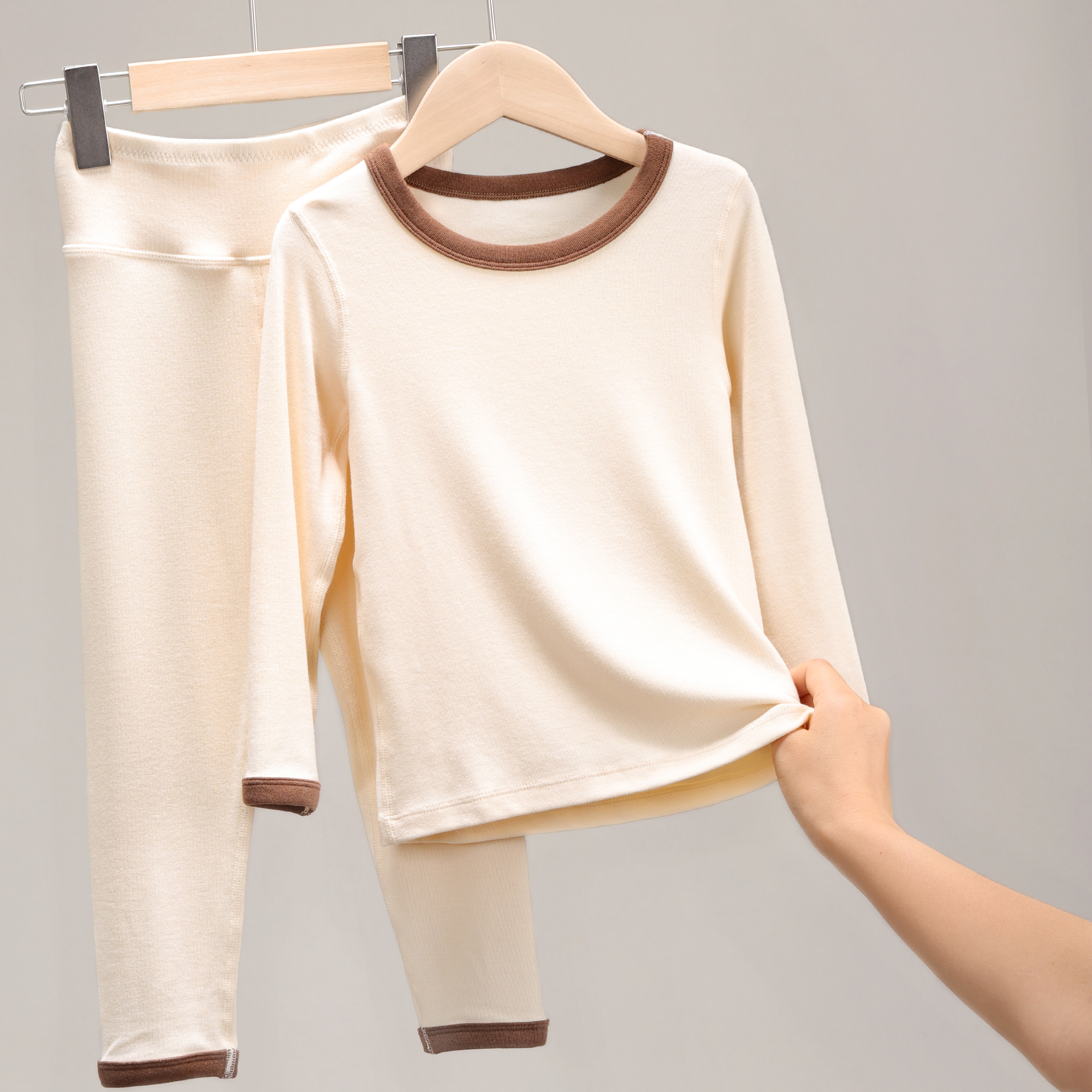 儿童秋衣秋裤女童春秋宝宝打底保暖内衣套装男童家居服2007/2008