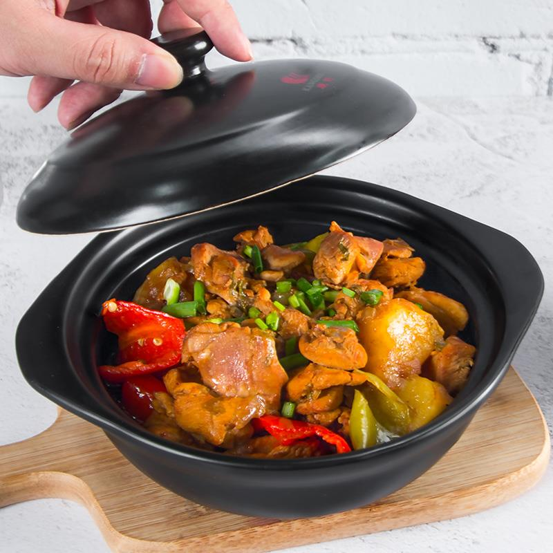 苏泊尔耐高温干烧不裂浅锅砂锅炖锅家用燃气炖汤煲陶瓷沙锅商