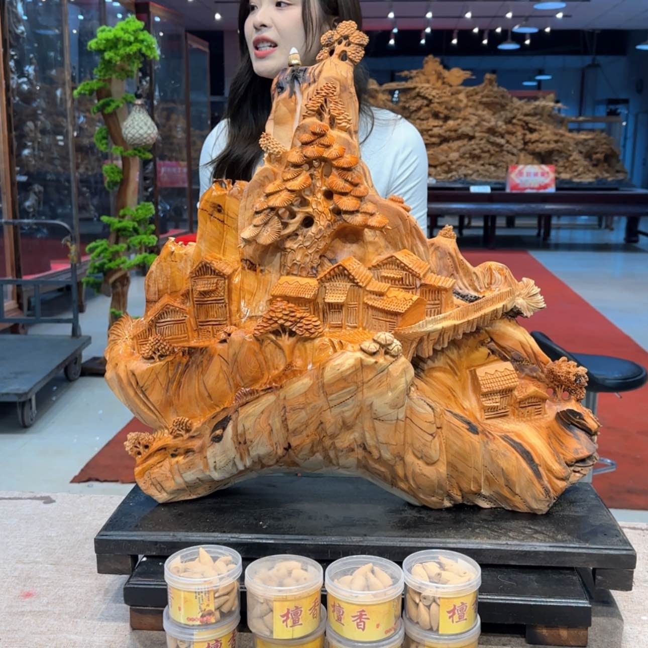 【闪购商品】崖柏根雕