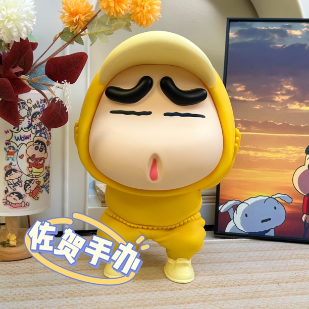 小新 42cm可达鸭cos小新 蜡笔小新手办礼物摆件