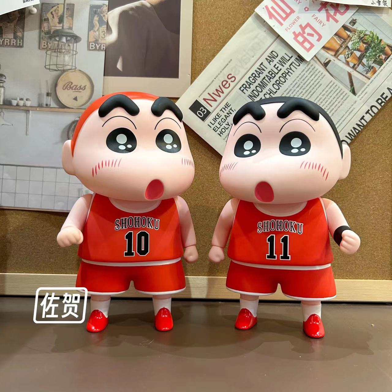 灌篮高手  23cm樱木花道 流川枫小新动漫手办摆件