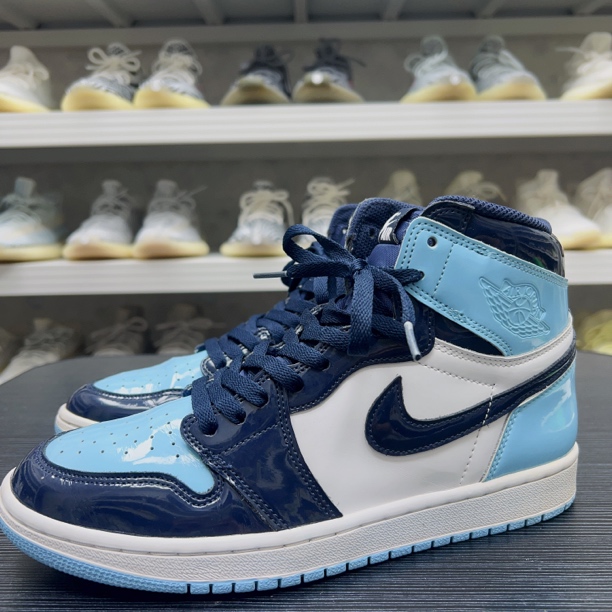 95新 耐克 Air Jordan1 全明星北卡蓝 42码 无原盒 休闲鞋