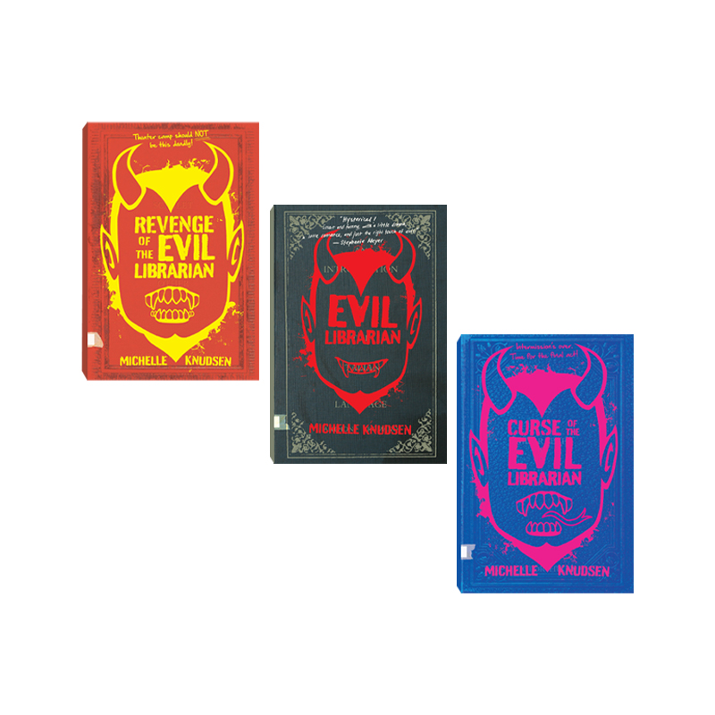 筑桥Evil Librarian邪恶图书馆套装3本 平装原版引进