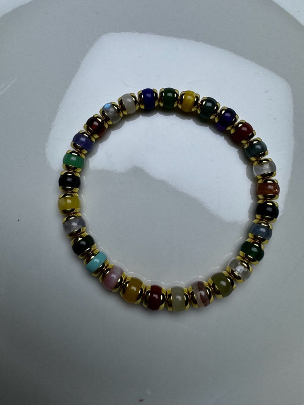 非金属木质手链 多宝手串。  