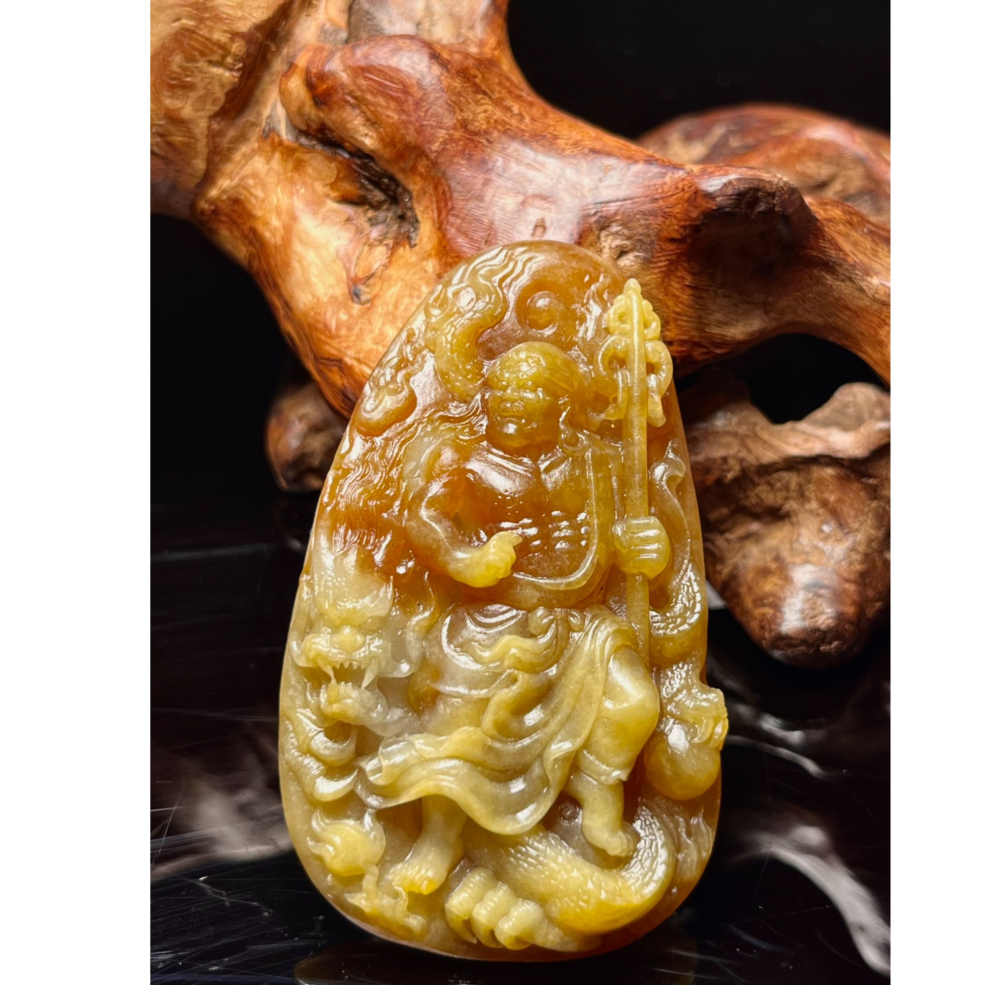 已结缘缅甸翡翠A货降龙罗汉