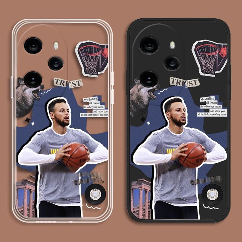 华为荣耀100pro手机壳篮球库里创意潮牌个性全包防摔磨砂硅胶软壳